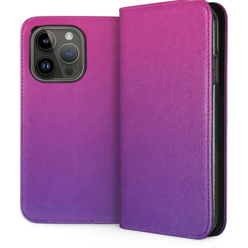 Purple Ombre iPhone 15 Pro Folio Case